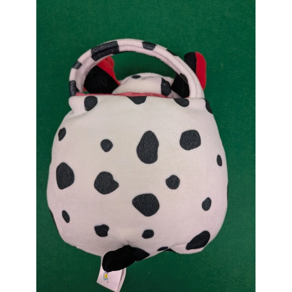 Squishmallows Dustin The Dalmatian Dog Heart Eyes Valentines Kellytoy Plush 8 in